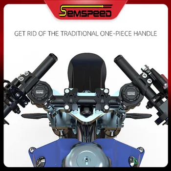 SEMSPEED Motocicleta Ghidon Reglabil CNC 22/28mm Detașat Mâner Mânere Pentru Honda Forza 300 250 Forza 125 MF 13 2010-2020