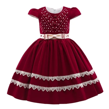 Copii rochie de Rochie de Printesa pentru Copii Florale Rochie de Rochii Pentru Fete, Îmbrăcăminte Petrecere de Aniversare pentru Copii Tutu Custome Vestidos 4-10Y