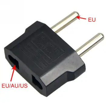 1buc UE Plug Adaptor 2 Pini de la UE 2 Pin Rotunde Priza de Intrare AC 110V-250V 10A Călătorie Plug Converter Adaptoare de Alimentare 220V